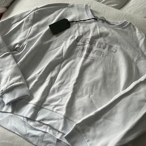 NWT ALL SAINTS Forever LO Sweat in Optic White